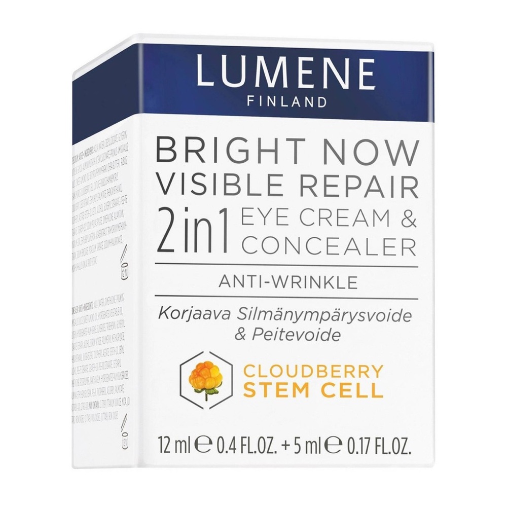 Lumene Bright Now Visible Repair 2 in 1 Eye Cream & Concealer
